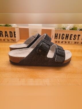 Birkenstock Arizona Wool Felt  Women  Double face Gray  Size 36